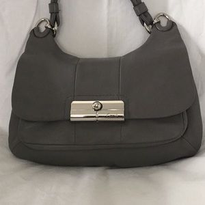 Coach Kristin Gray Leather Bag